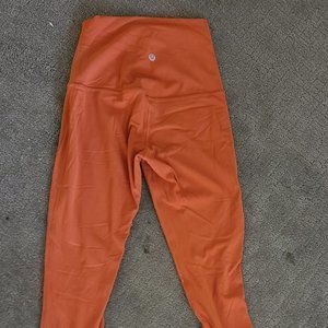 Canyon Orange Align Lululemon Leggings